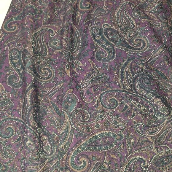 Notations Women's Paisley Western Boho Soft Brushed Midi Skirt - Picture 4 of 8